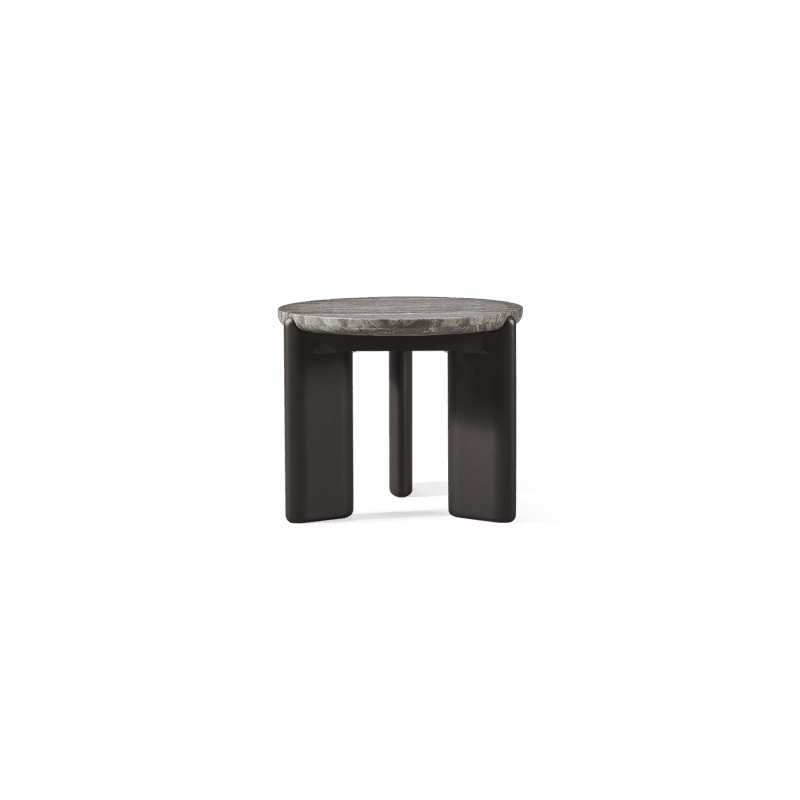 Chloe Aluminum Round Side Table
