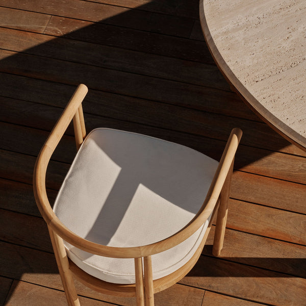 Cove Teak Dining Chair | Teak Natural, Panama Blanco,