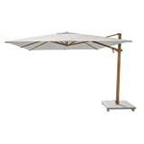Antego Cantilever Umbrella (Stone Base Sold Separately) | Aluminum Teak, ,