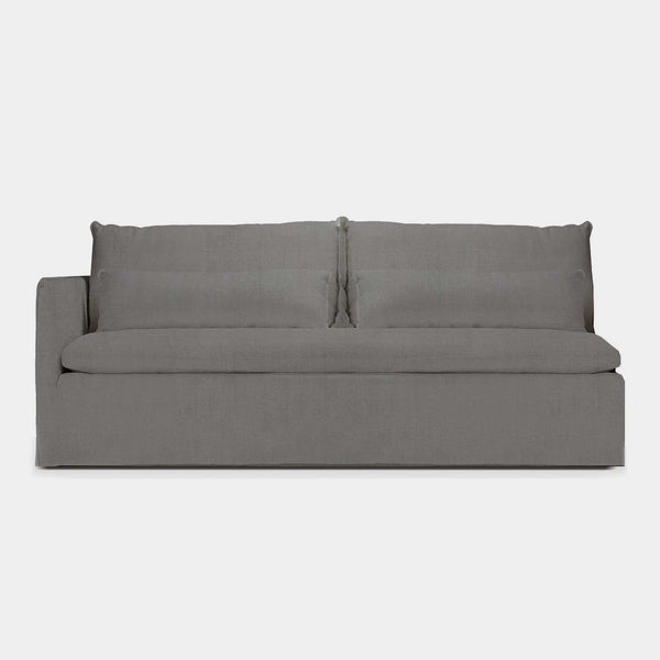 Bondi 2 Seat 1 Arm Sofa Left | Harbour Belgian Linen White, ,