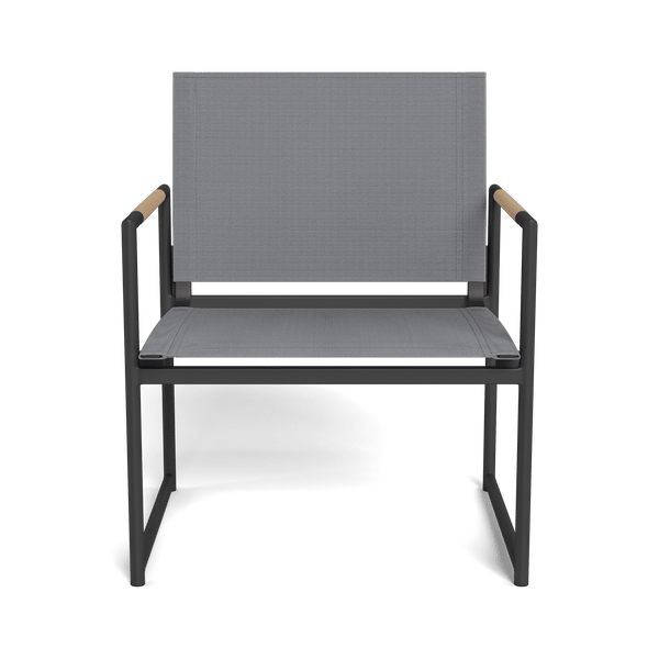Breeze Club Chair | Aluminum Asteroid, Batyline Silver,