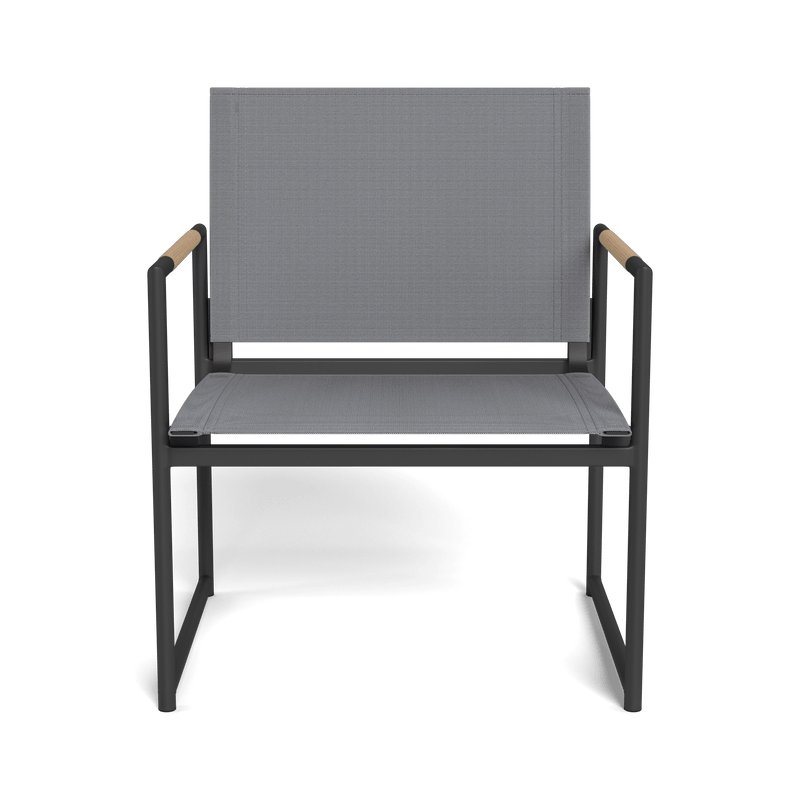 Breeze Club Chair | Aluminum Asteroid, Batyline Silver,