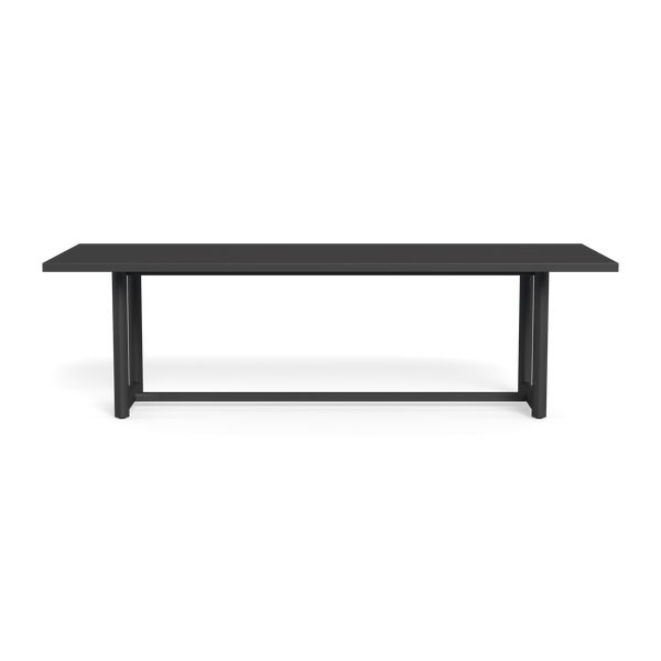 Breeze Xl Dining Table 102" | Aluminum Asteroid, ,