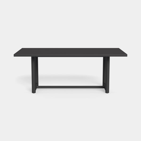 Breeze Xl Dining Table 79" | Aluminum Asteroid, ,