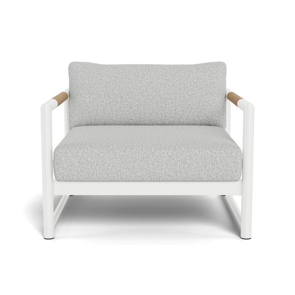 Breeze Xl Lounge Chair | Aluminum White, Copacabana Sand,