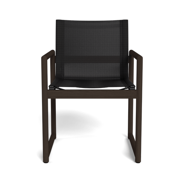 Breeze Xl Teak Dining Chair | Teak Brown, Batyline Black,