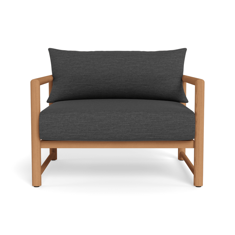 Breeze Xl Teak Lounge Chair | Teak Natural, Lisos Grafito,