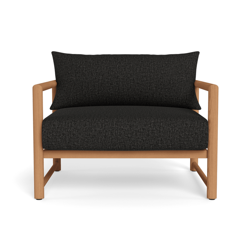Breeze Xl Teak Lounge Chair | Teak Natural, Copacabana Midnight,