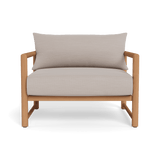 Breeze Xl Teak Lounge Chair | Teak Natural, Panama Marble,