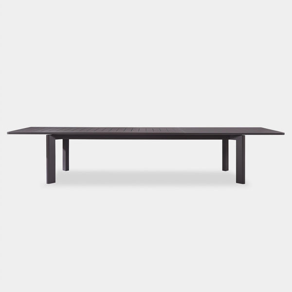 Byron Aluminum Extension Dining Table | Aluminum Bronze, ,