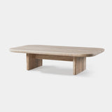 Ford Rectangle Coffee Table | Travertine Silver, ,