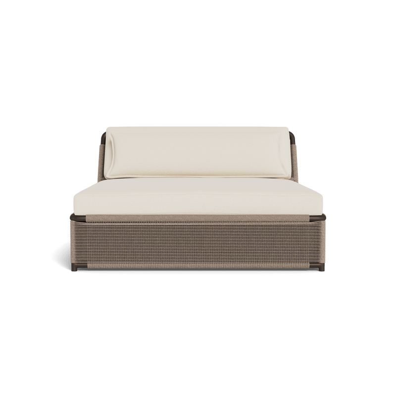 FORMENTERA DAYBED | Aluminum Bronze, Siesta Ivory, Twisted Rope Dune