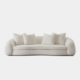 Gabriel 3 Seat Sofa | Oak Natural, Boucle Ivory,