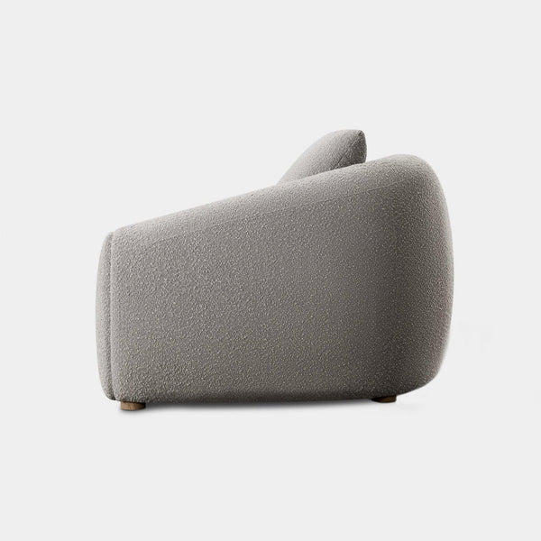 Gabriel Lounge Chair | Oak Natural, Boucle Stone,