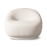 Gio Lounge Chair | Aluminum Bone Riviera Ivory