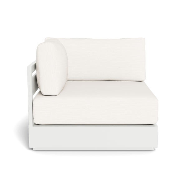 Hayman Corner | Aluminum White, Panama Blanco, Batyline White