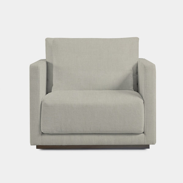 Ithaca Lounge Chair | Oak Natural, Harbour Belgian Linen Natural,