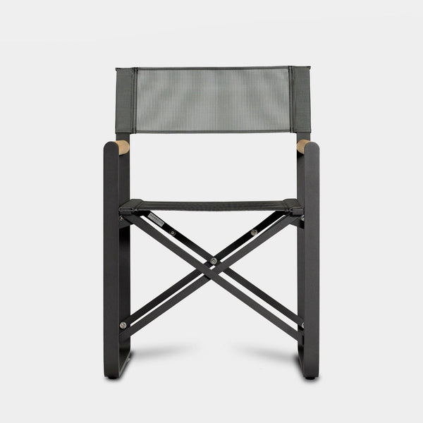 Lca Dining Chair | Aluminum Asteroid, Batyline Silver,