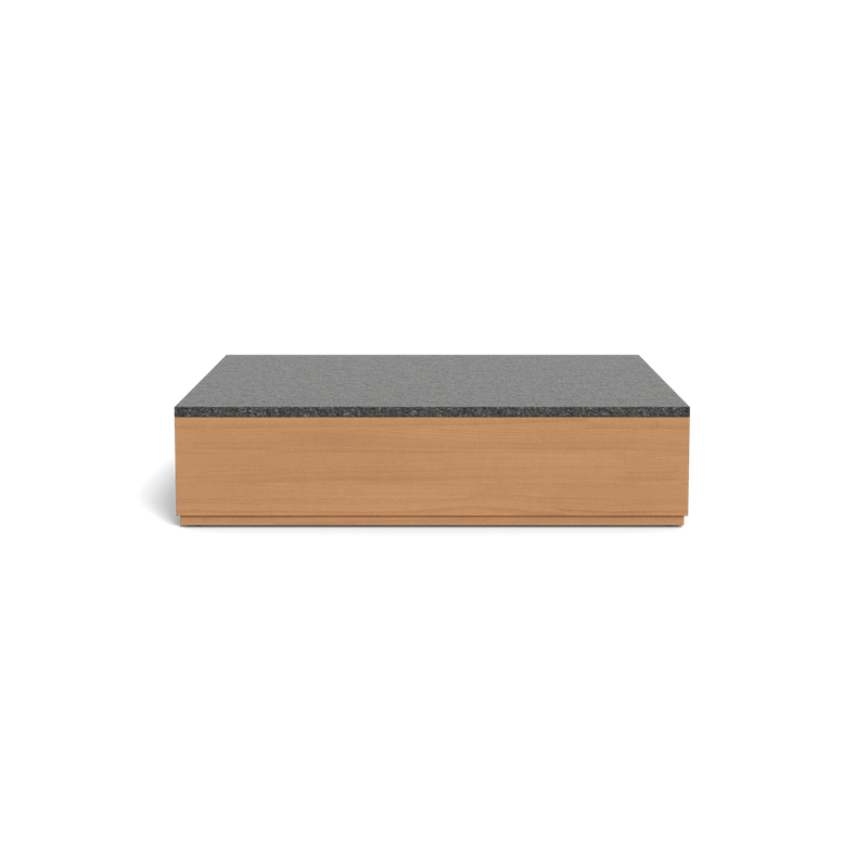 Malabar Side Table | Teak Natural, Granite Black,