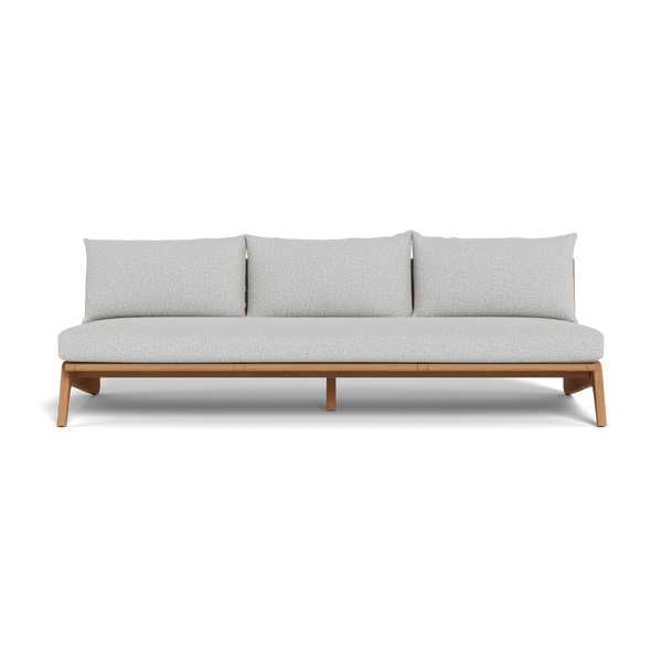 Mlb 3 Seat Armless Sofa | Teak Natural, Copacabana Sand,