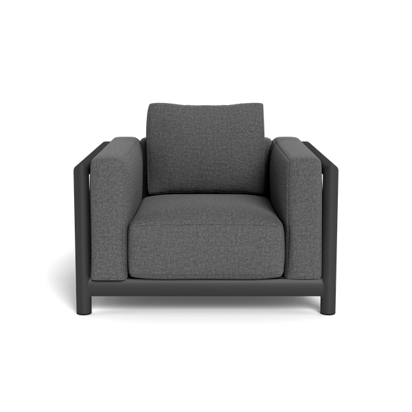 Moab Lounge Chair | Aluminum Asteroid, Siesta Slate,