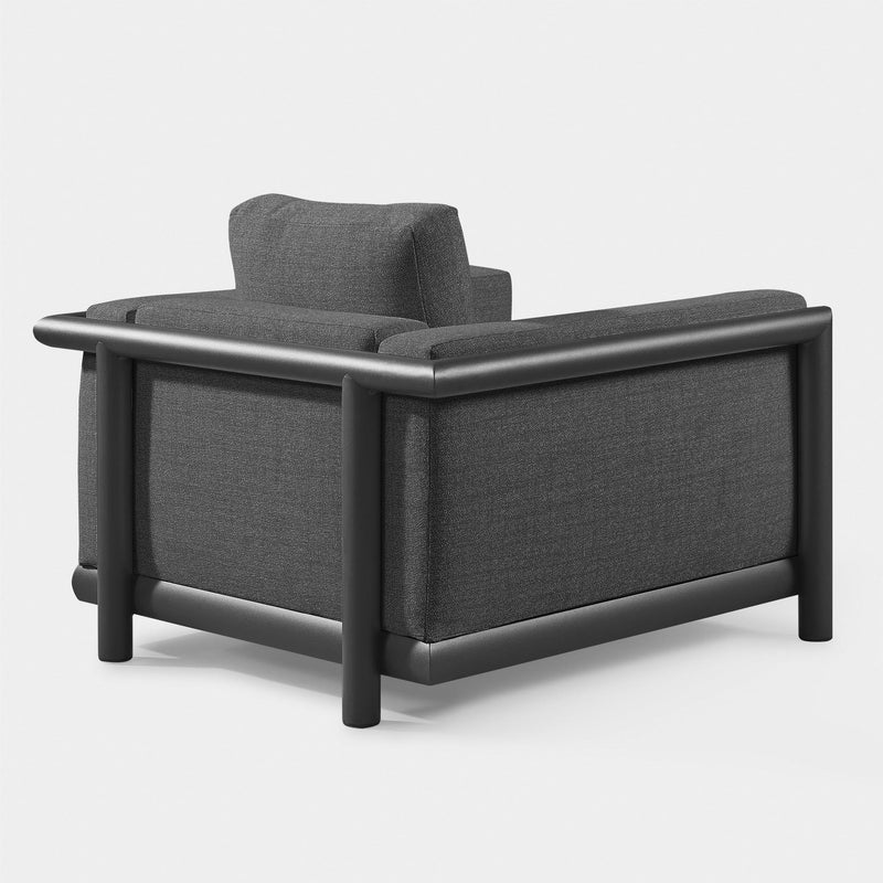 Moab Lounge Chair | Aluminum Bronze, Siesta Taupe,