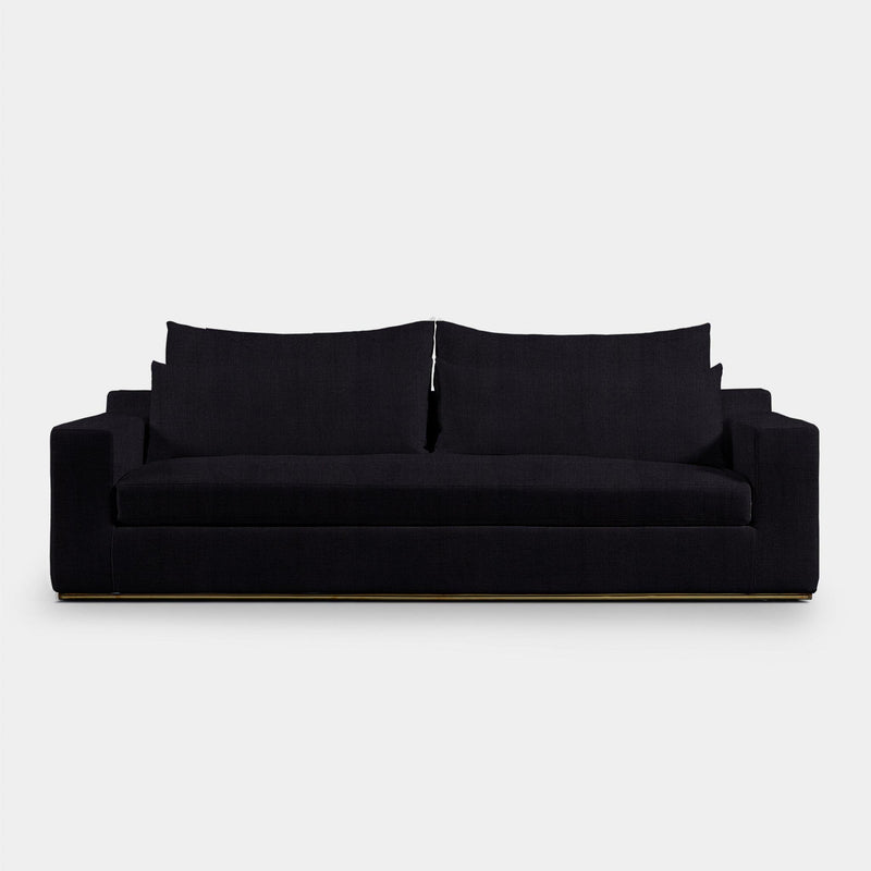 Ocean 2.5 Seat Sofa | Harbour Belgian Linen Black, ,