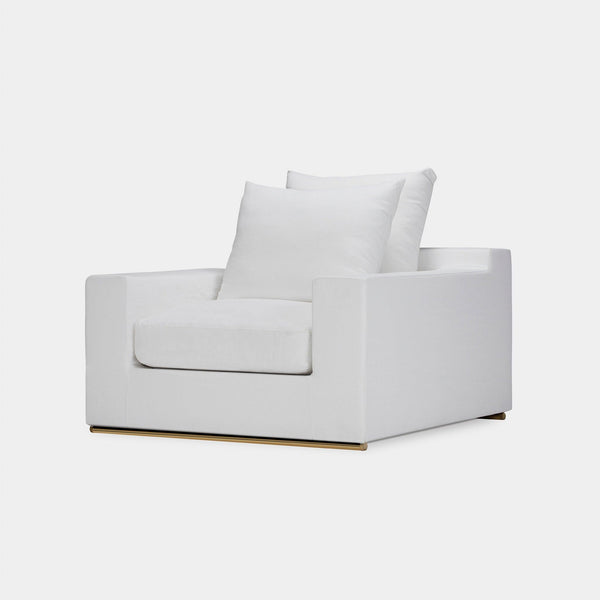 Ocean Lounge Chair | Harbour Belgian Linen White, ,