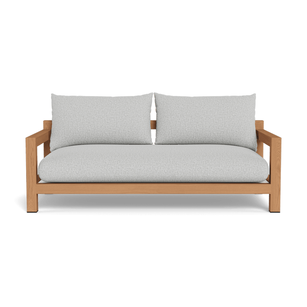 Pacific 2 Seat Sofa | Teak Natural, Copacabana Sand, Batyline White