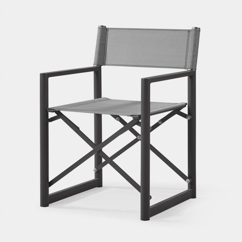 Pacific Aluminum Dining Chair | Aluminum Asteroid, Batyline Silver,