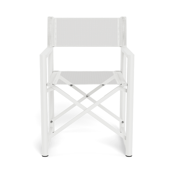 Pacific Aluminum Dining Chair | Aluminum White, Batyline White,