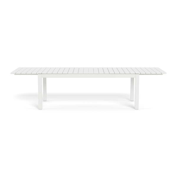 Pacific Aluminum Extension Dining Table | Aluminum White, ,