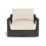 Pacific Aluminum Swivel Lounge Chair | Aluminum Asteroid, Riviera Sand, Batyline Silver