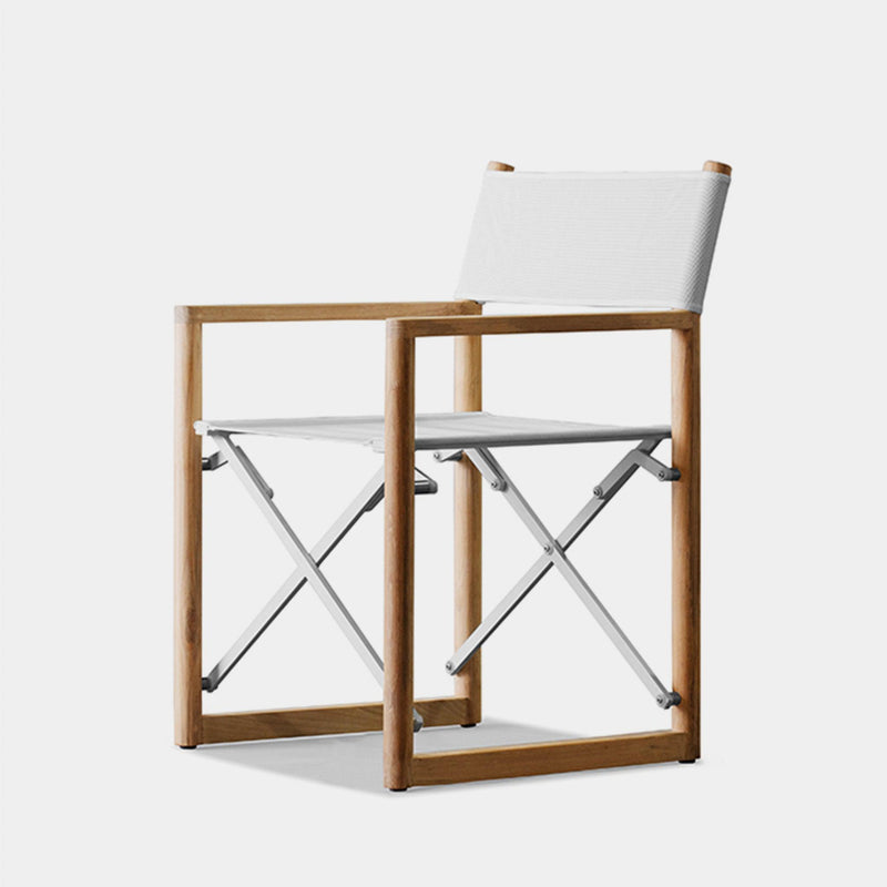 Pacific Dining Chair | Teak Natural, Batyline White,
