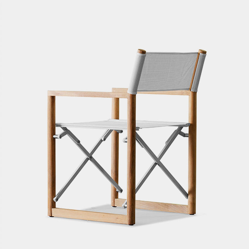 Pacific Dining Chair | Teak Natural, Batyline White,