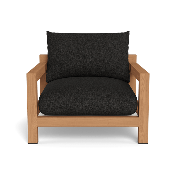 Pacific Lounge Chair | Teak Natural, Copacabana Midnight, Batyline White