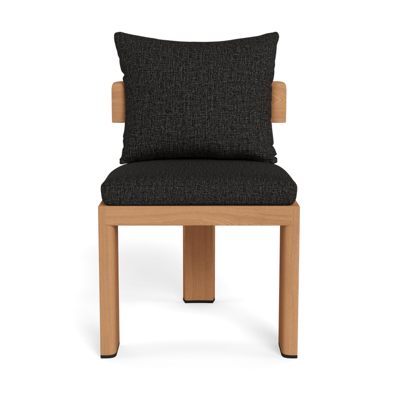 Victoria Teak Armless Dining Chair | Teak Natural, Copacabana Midnight,