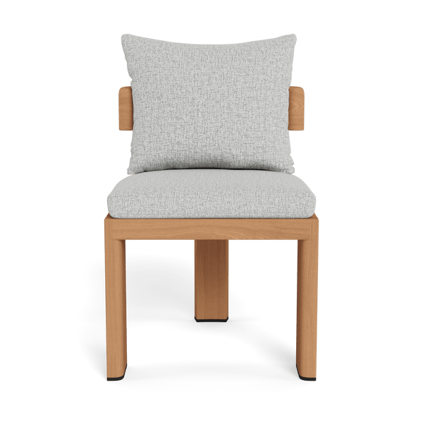 Victoria Teak Armless Dining Chair | Teak Natural, Copacabana Sand,