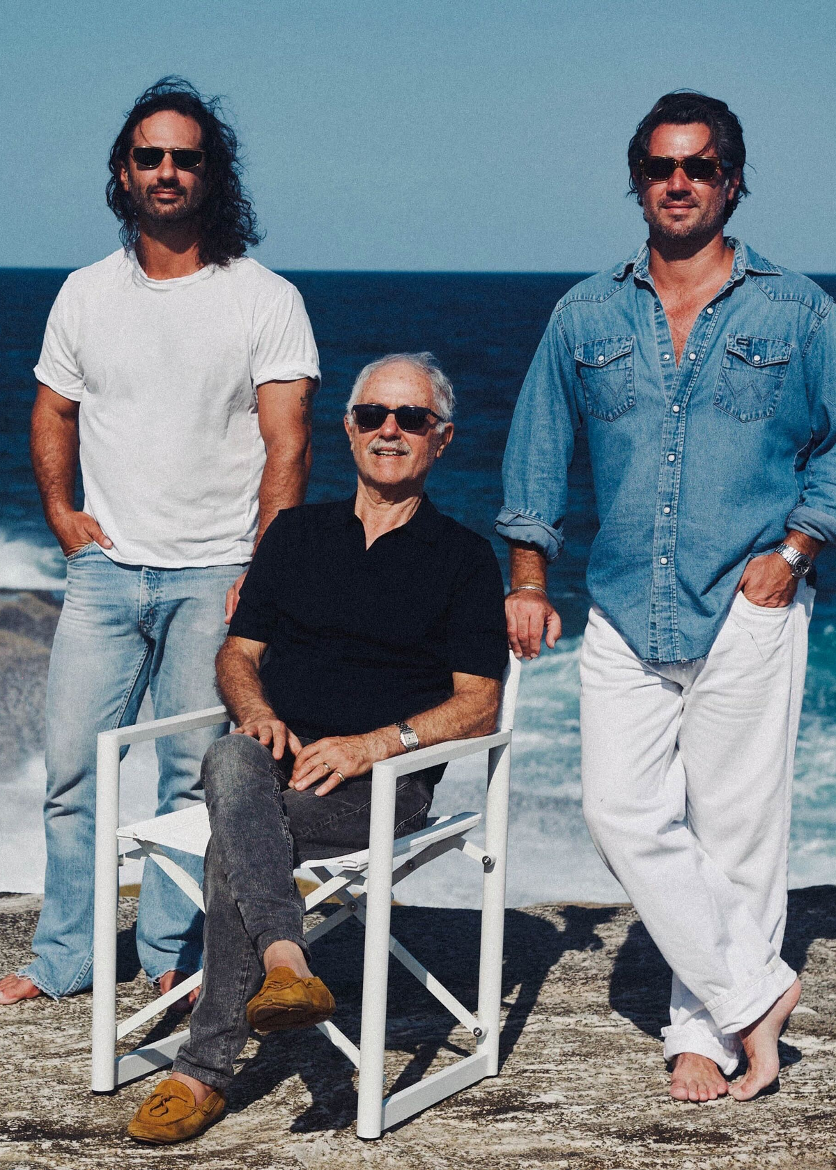 Founder Jim Condos with his sons, Harrison and Nicholas