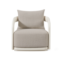 Chloe Aluminum Swivel Lounge Chair