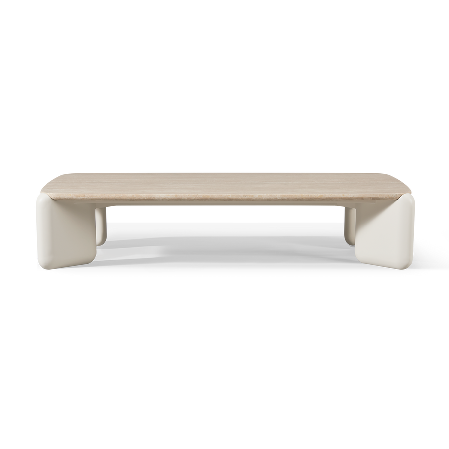 Chloe Aluminum Rectangle Coffee Table