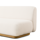 Como 2 Seat Armless Sofa