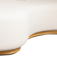 Como Curved Chaise Left
