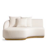 Como Curved Chaise Left