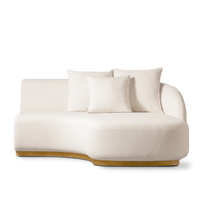 Como Curved Chaise Right