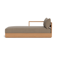 Hayman Teak Chaise Left