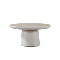 Nova Aluminum Round Coffee Table 30"