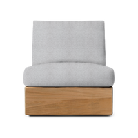 Tulum Armless Swivel Lounge Chair