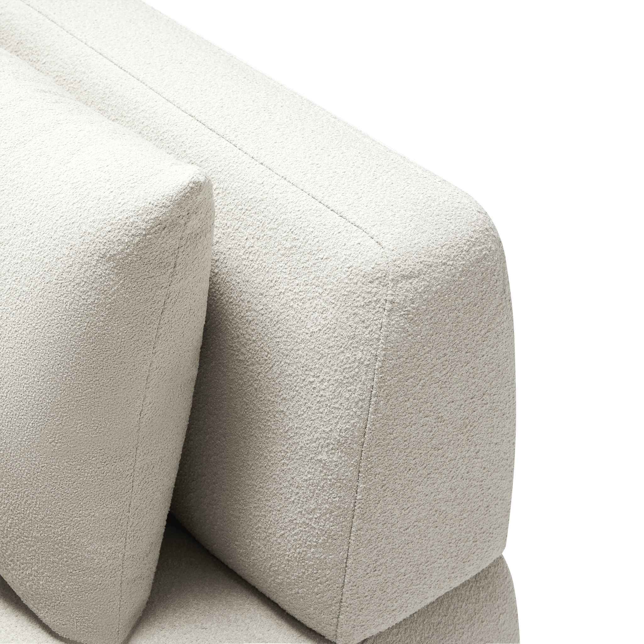 Amalfi Corner | Aluminum Taupe, Riviera Sand,