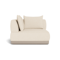 Amalfi Corner | Aluminum Taupe, Riviera Sand,